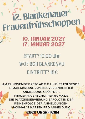 Frauenfrühschoppen Blankenau